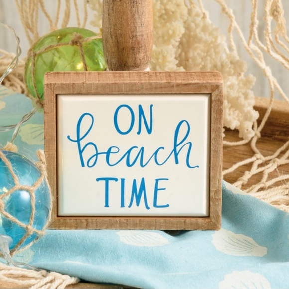 On Beach Time Box Sign Mini - Picture 2 of 3